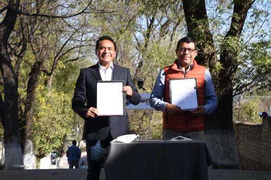 Hermanan esfuerzos el Ayuntamiento de Tlaxcala y Universidad Politécnica de Tlaxcala