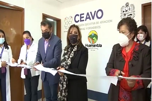 Inauguró la gobernadora Lorena Cuéllar el Primer Módulo de Atención a Víctimas de Delito