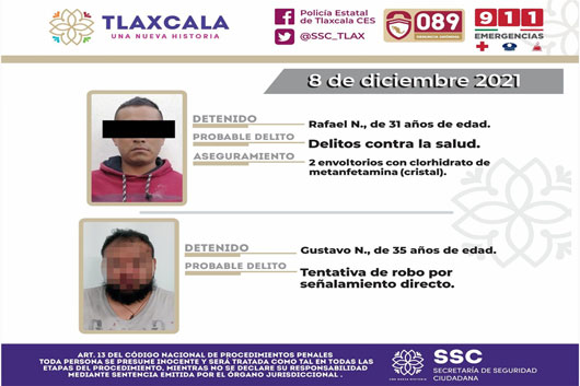 SSC realiza acciones para el combate de los delitos en la entidad