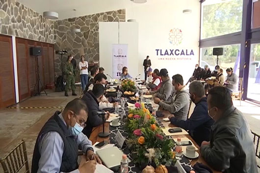 Encabeza la gobernadora Lorena Cuéllar la 37 Mesa de Construcción de Paz y Seguridad