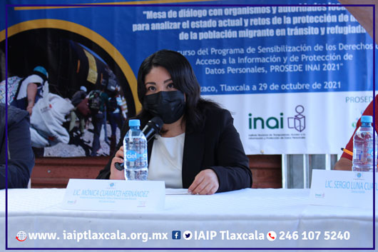 IAIP promueve protección de datos personales de población migrante o refugiada