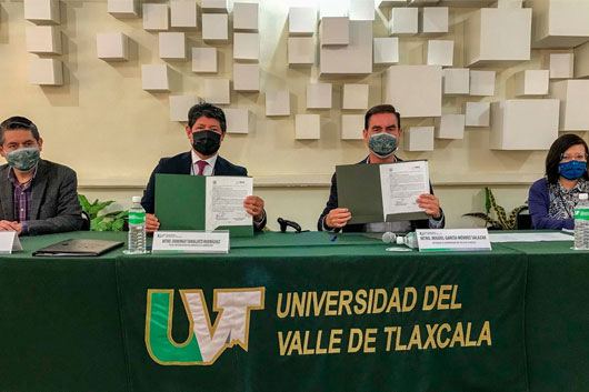 Firma FECC acuerdo de colaboración con la Universidad del Valle de Tlaxcala