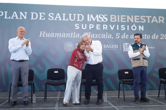 Supervisaron gobiernos estatal y federal plan de salud IMSS-Bienestar en el hospital de Huamantla