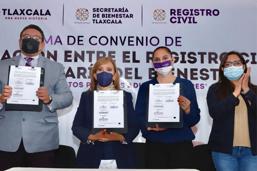 Adultos mayores de Tlaxcala se beneficiarán con trámites gratuitos ante el registro civil: LCC