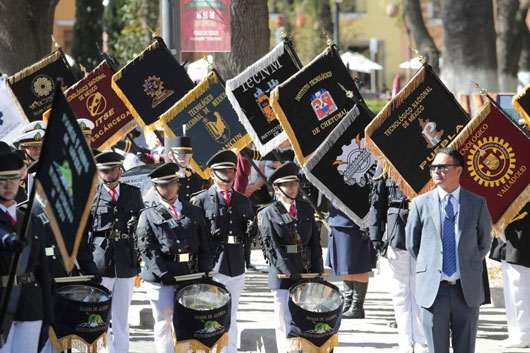 Clausuraron autoridades educativas el “VII Evento Nacional de Escoltas y Bandas de Guerra” etapa regional