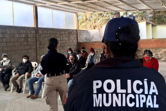 Vecinos se alían con la Policía en San Gabriel Cuauhtla, Tlaxcala