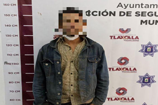 Detiene Policía Municipal a ladrón de casas habitación en Tlaxcala Capital
