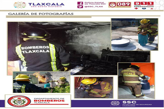 Bomberos de Tlaxcala brindan recomendaciones a la ciudadanía para el correcto manejo del gas L.P.