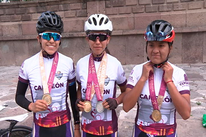 Está satisfecho el equipo de ciclismo por medalla en Juegos Nacionales