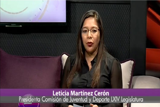 En el estudio de #AhoraNoticias la diputada Leticia Martínez invita a las juventudes a participar en sus últimos foros