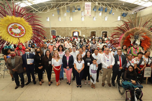 Inauguró Gobernadora consulta para la reforma a la Ley de Educación de Tlaxcala en Ixtenco