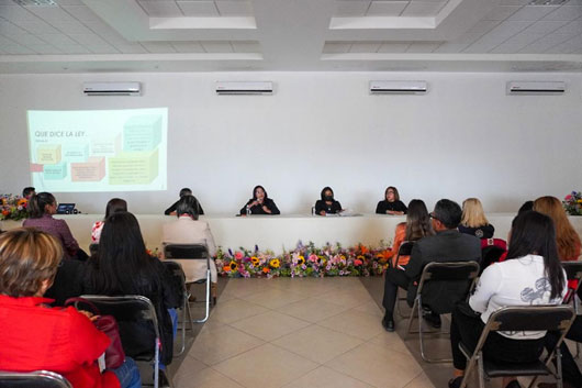 Realiza PGJE conferencia sobre órdenes de protección a las víctimas