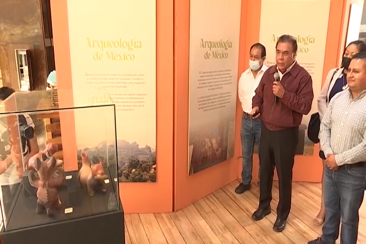 Inauguran autoridades del INAH exposición temporal “Arqueología de México”