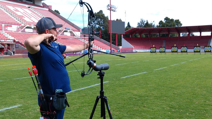 Míster perfect fue el primer arquero en entrenar en el Estadio Tlahuicole