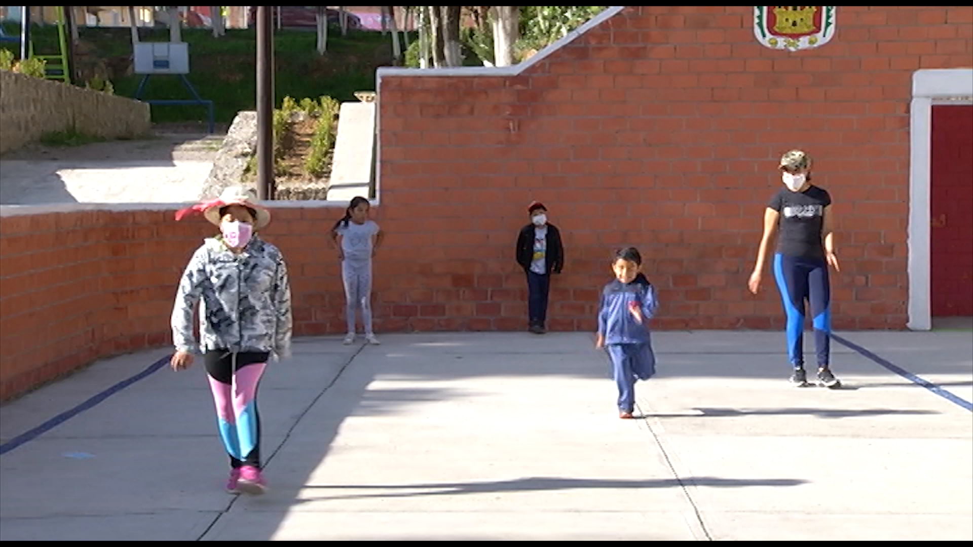 El parque hundido de loma bonita mantiene actividad deportiva