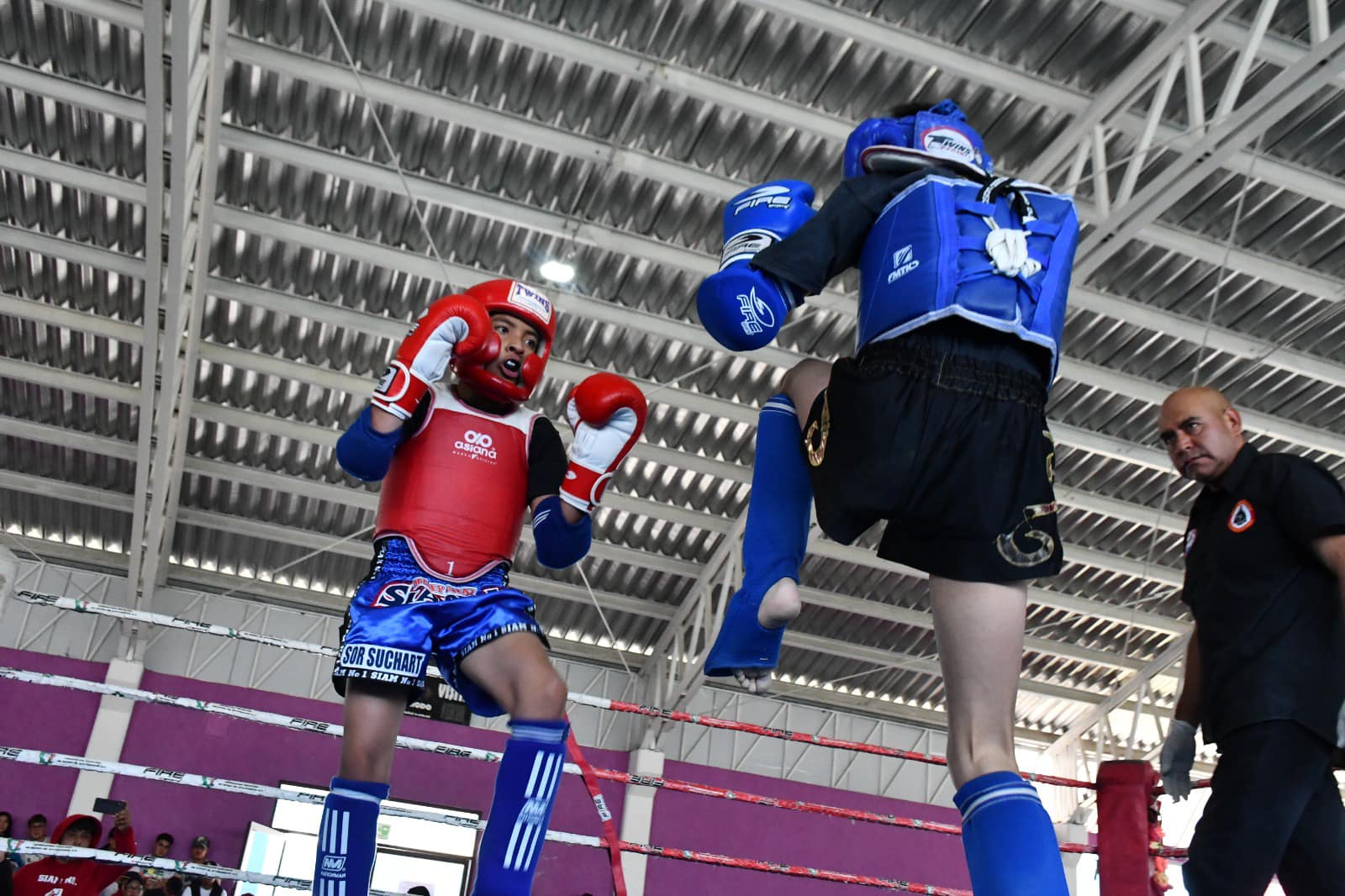 Hubo exhibición de Muay Thai