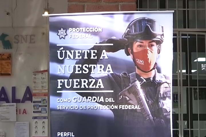 Realiza Sistema Nacional del Empleo reclutamiento para personal como Guardia del Servicio de Protección Federal