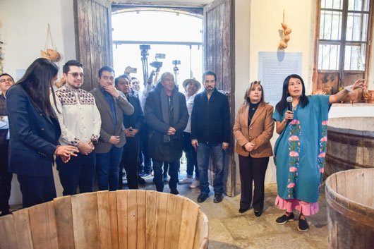 Gobernadora pone en marcha Museo del Pulque en Huamantla