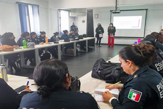 Sensibiliza CJM a policías sobre funcionamiento de “Patrulla Rosa”