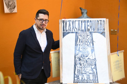 Inauguran exposición colectiva “Tlaxcaltequidad”, un homenaje gráfico a Desiderio Hernández Xochitiotzin
