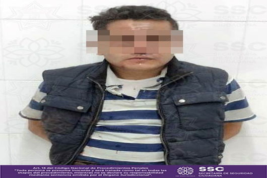 Detiene SSC a hombre por intento de robo, en Chiautempan