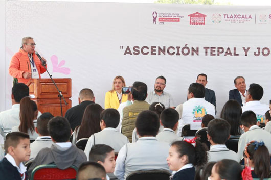 Arrancó SEPE–USET construcción de institución educativa en San Pablo del Monte