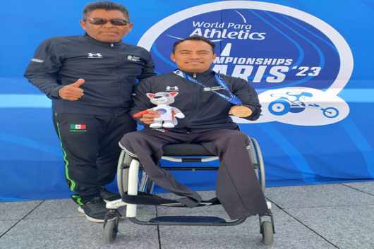 Conquistó Tlaxcalteca bronce en mundial de Paratletismo en Francia