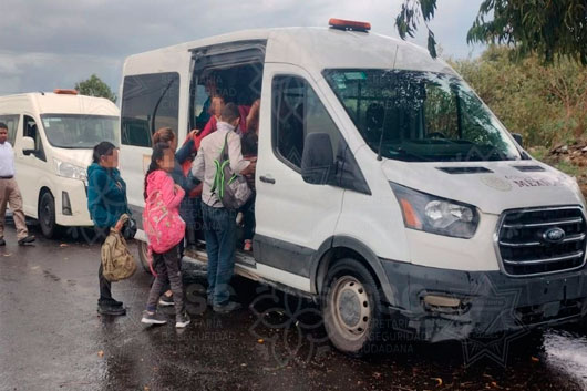 Rescata SSC a 18 migrantes en Huamantla