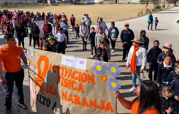 Españita participa en la Activación Física Día Naranja