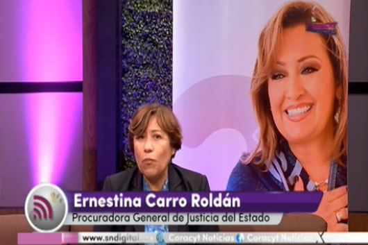 Entrevista con la Procuradora de Justicia del Estado, Ernestina Carro Roldán