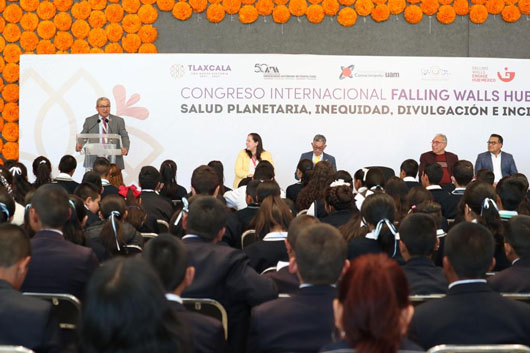 Clausuró Secretario de Educación Congreso Internacional Falling Walls Hub México 2023