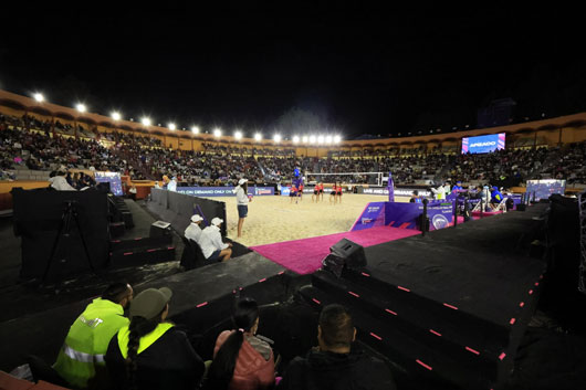 Partidos de octavos de final de voleibol se viven al máximo en Apizaco