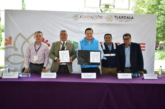 Firman convenio de colaboración CECYTE y Sector Salud