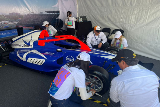 Participaron alumnas de Tlaxcala en el México City E-Prix Formula e World Championship