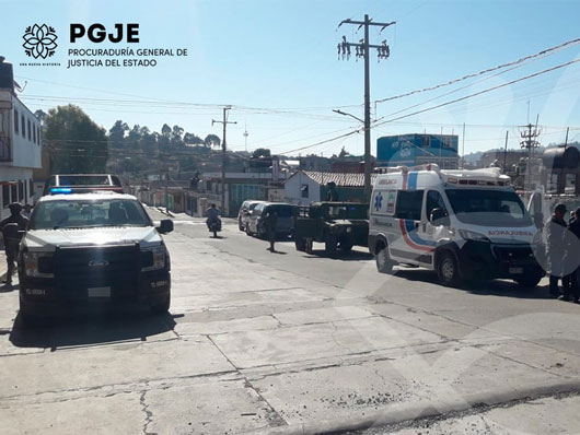 Inicia PGJE carpeta de investigación por los hechos suscitados en el municipio de Nanacamilpa