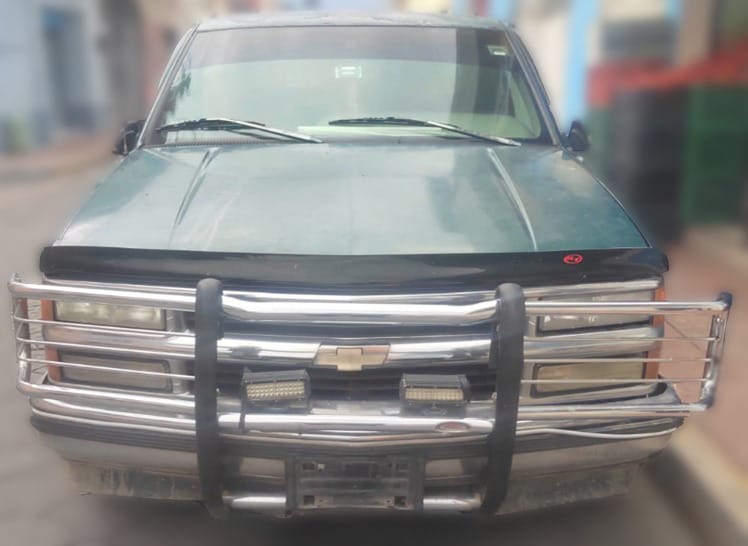 Asegura PGJE camioneta que contaba con reporte de robo