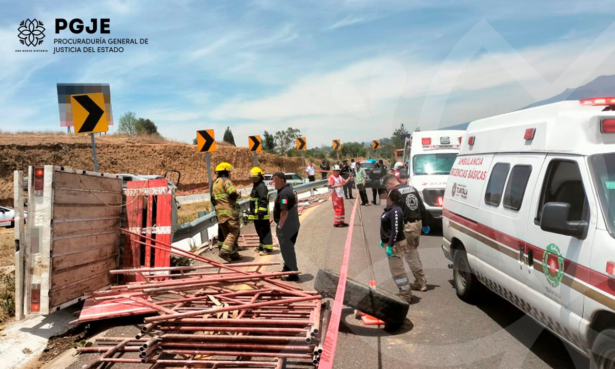 Inicia PGJE carpeta de investigación por los hechos suscitados en la carretera Puebla-Tlaxcala