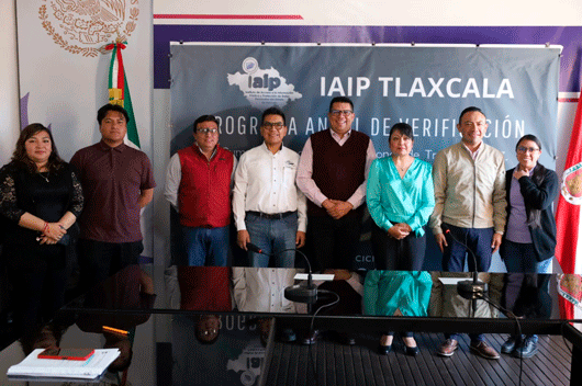 Inicia IAIP Tlaxcala socialización del programa anual de verificación 2024