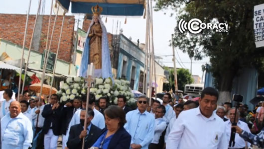 Realiza Virgen de Ocotlán procesión en calles aledañas a la Basílica