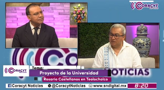 En entrevista para “Coracyt Noticias”, el secretario de educación, Homero Meneses Hernández