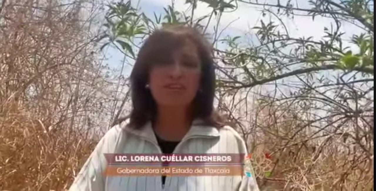 La gobernadora, Lorena Cuéllar Cisnero informó que, el incendio en el cerro 