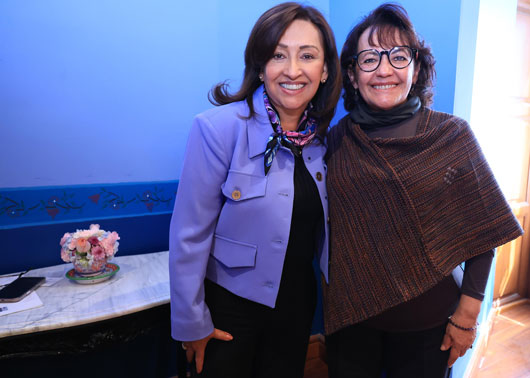 Analizan Gobernadora y Rectora de la universidad “Rosario Castellanos“ la oferta educativa que brindará el campus en Tlaxcala