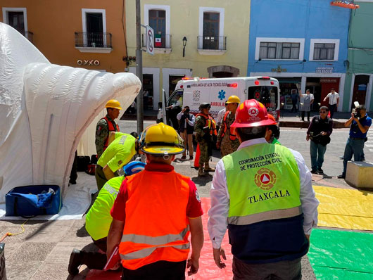 Invita CEPC a participar en el primer simulacro nacional 2025