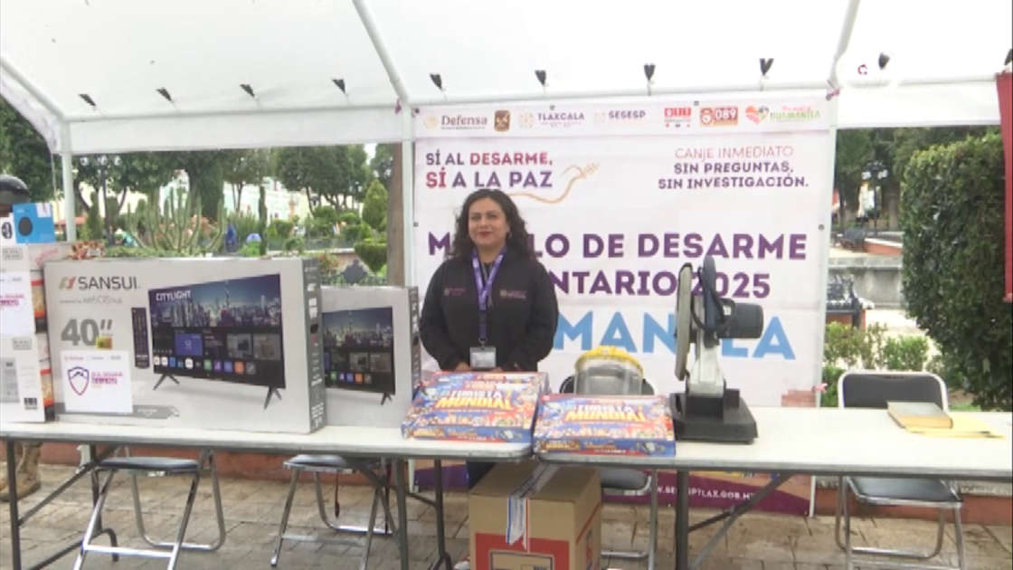 Permanece campaña de “Canje de Armas 2025” en municipios de Tlaxcala