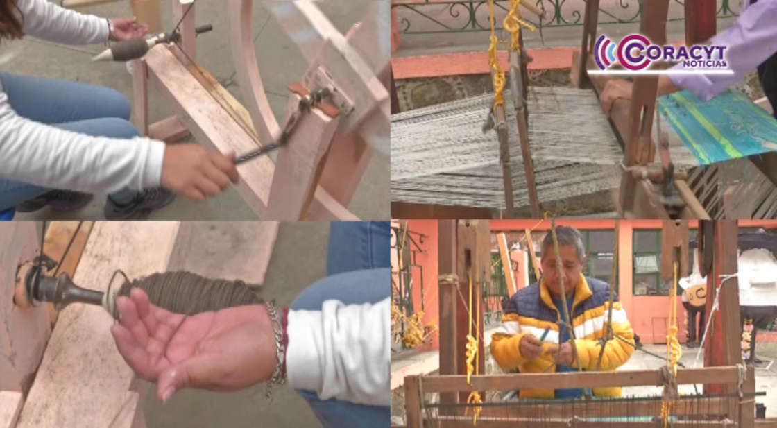 Compartieron técnicas tradicionales en el taller de elaboración de rebozo