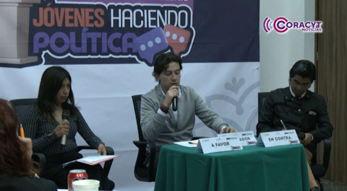 Juventudes exponen ideas en debate político organizado por el ITJ