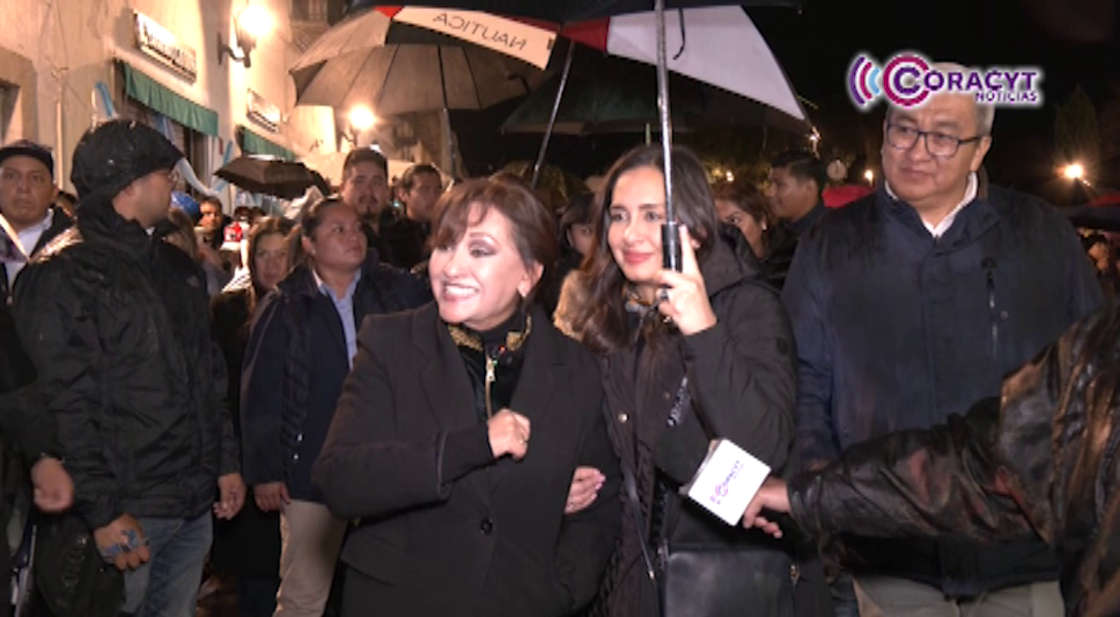 Reconoce gobernadora Lorena Cuéllar el talento y dedicación de alfombristas en la “Noche que Nadie Duerme” en Huamantla