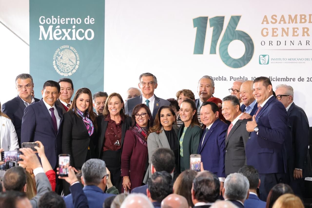 Asistió gobernadora Lorena Cuéllar a la 116 Asamblea del IMSS