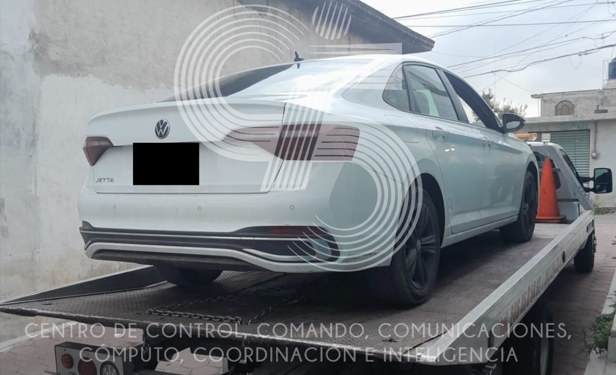 Con tecnología y coordinación, se aseguran cinco vehículos este fin de semana