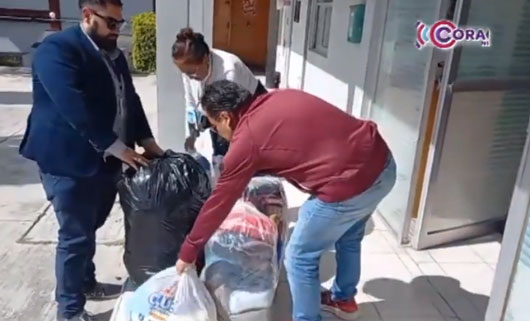 Participó Coracyt en campaña “Te abrazo, te abrigo”